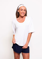 Clara Relaxed V Neck